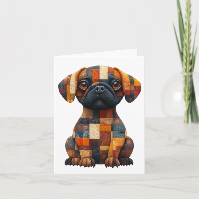 Agradecimento Cartão de Saudação de Cachorro (Frente)