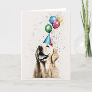 Agradecimento Cartão de Saudação de Celebração do Retriever de o