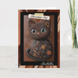 Agradecimento Cartão de Saudação de Chocolate Personalizado