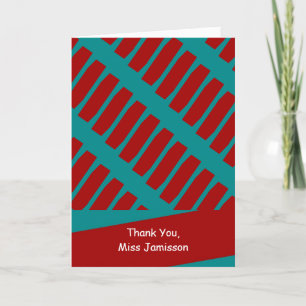 Agradecimento Cartão de Saudação de Dia de Apreciação do Profess