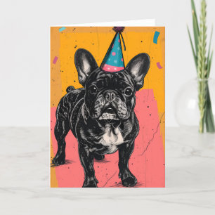 Agradecimento Cartão de Saudação de Festa de aniversário Buldogu