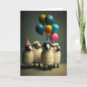 Agradecimento Cartão de saudação de Festa de aniversário de Ovin