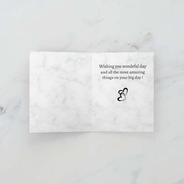 Agradecimento Cartão de Saudação de Foto AI Personalizado | Mess (Interior)