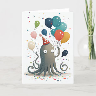 Agradecimento Cartão de Saudação de Grupo Octopus