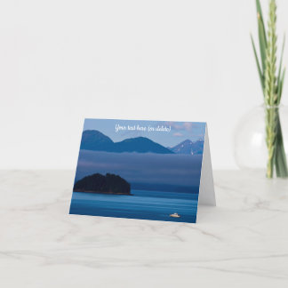 Agradecimento Cartão de saudação de Icy Strait Point, Hoonah, Al