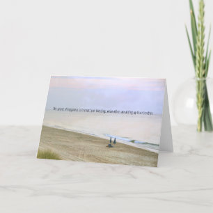 Agradecimento Cartão de saudação de local mais feliz