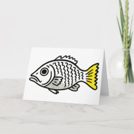 Agradecimento Cartão de saudação de peixe