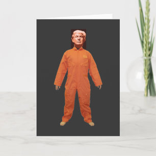 Agradecimento Cartão de Saudação de Preso de Trump