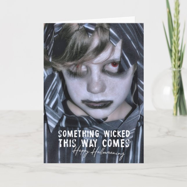 Agradecimento Cartão de Saudação DEVILISH (Frente)