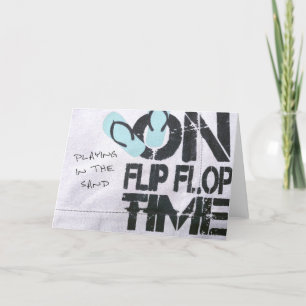 Agradecimento Cartão de Saudação do TIME FLOP do sacudir