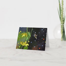 Agradecimento Cartão de Saudação do Vazio Hummingbird