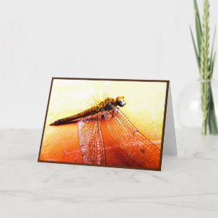 Agradecimento Cartão de Saudação Dobrada por Dragonfly