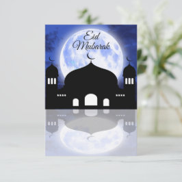 Agradecimento Cartão de Saudação Eid Mubarak