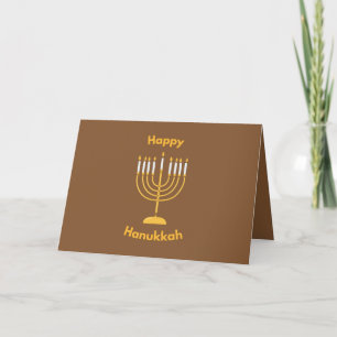 Agradecimento Cartão de Saudação Hanukkah