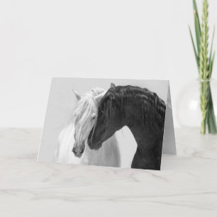 Agradecimento Cartão de Saudação Horso de Amigos de Stallion Pre