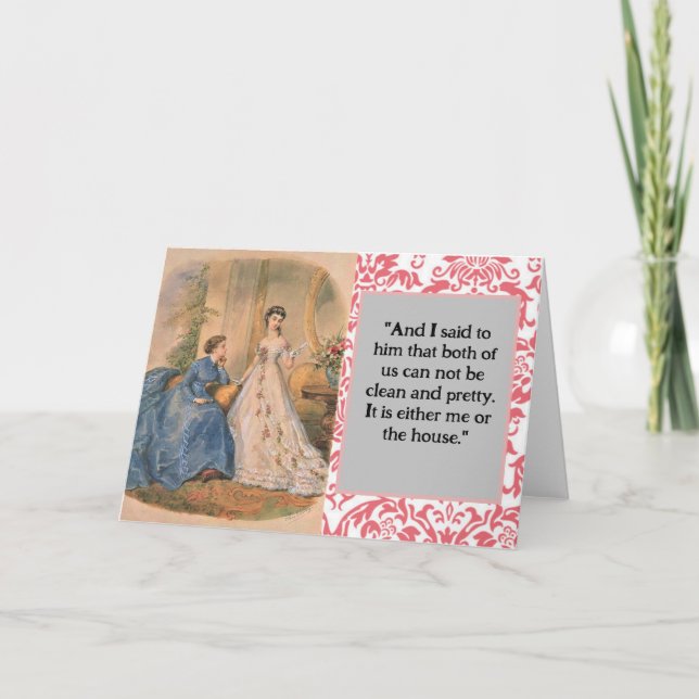 Agradecimento Cartão de saudação "limpo e Bonito" (Frente)