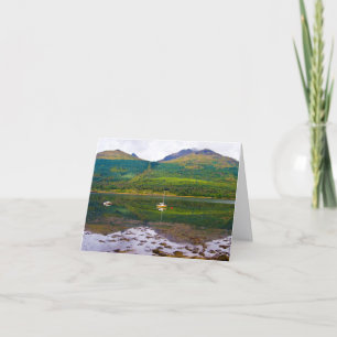 Agradecimento Cartão de saudação Loch Long, Arrochar, Escócia
