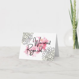 Agradecimento Cartão de Saudação Mais Caloroso