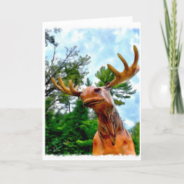 Agradecimento Cartão de Saudação "Moose de Minnesota" de Lisa Dr