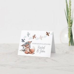 Agradecimento Cartão de Saudação para Novos Parabéns Bebês