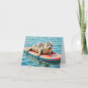 Agradecimento Cartão de Saudação para Qualquer Ocasião de Foca S