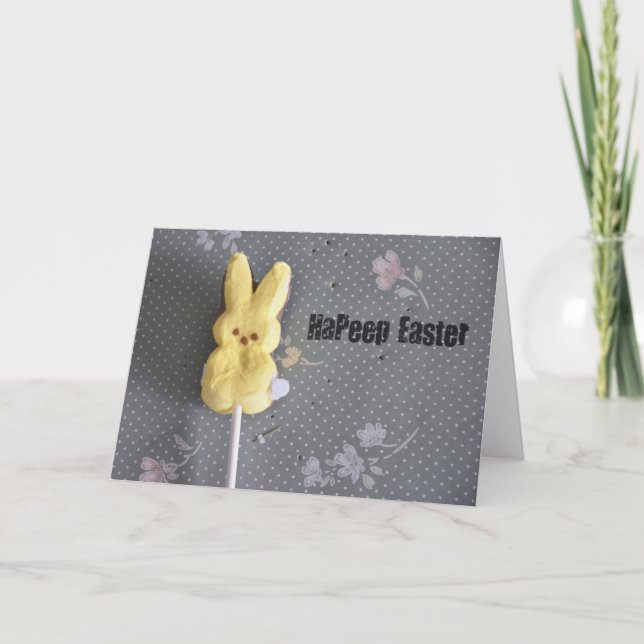 Agradecimento Cartão de Saudação PEEPS BULLETIN (Frente)
