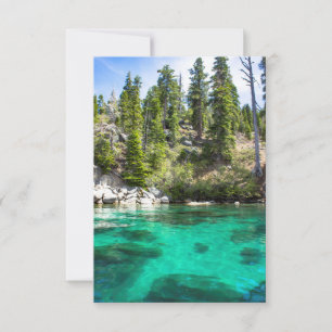 Agradecimento Cartão de Saudação Personalizado do Lago Bonito