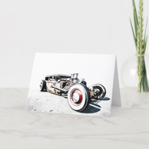 Agradecimento Cartão de Saudação Rat Rod