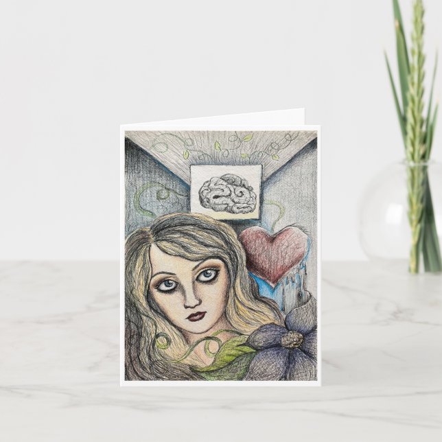 Agradecimento Cartão de saudação "Saldo" (Frente)