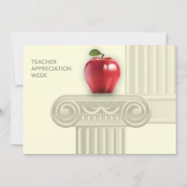 Agradecimento Cartão de Saudação Semana de Apreciação do Profess