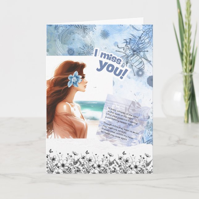 Agradecimento Cartão de Saudades (Frente)