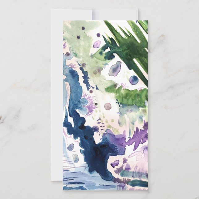 Agradecimento Cartão de vazio de água (Frente)