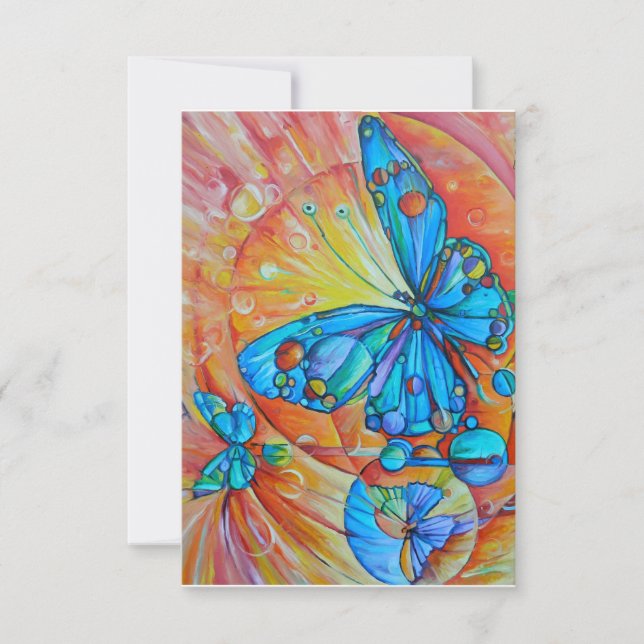 Agradecimento Cartão de Vazio "Enchanting Grace" (Frente)