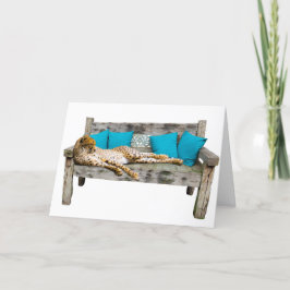 AGRADECIMENTO CARTÃO DE VAZIO QUEEN CHEETAH