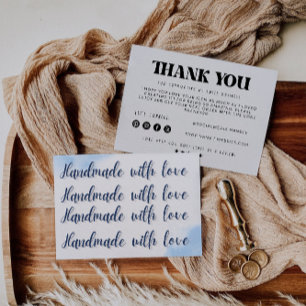 Agradecimento Cartão de visita minimalista