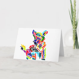 Agradecimento Cartão do Cão de Festa