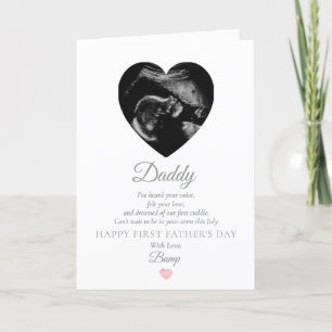 Agradecimento Cartão do Primeiro Pai do Bump - Carregamento de D