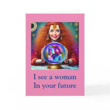 Cartão dobrado de Casais lésbicas