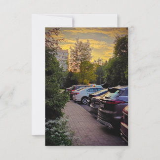 Agradecimento Cartão Flat Evening Path de Sotnichenko – Personal