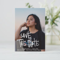Cartão Personalizado de Save the Date para Festa d