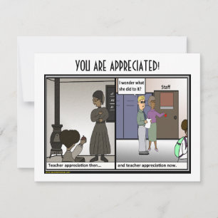 Agradecimento Cartão Plano de Apreciação do Professor