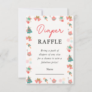 Agradecimento Cartão Raffle da Fralda de Natal