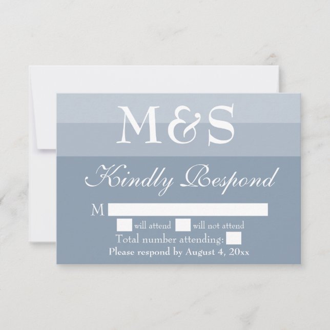 Agradecimento Cartão RSVP de Casamento de Script Moderno Simples (Frente)