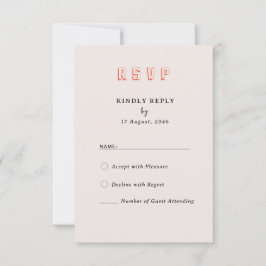 Agradecimento Cartão RSVP de Casamento Floral Rosa-Rosa-Rosa-Joy