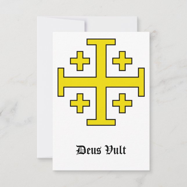 Agradecimento Cartão Santo da Cruz de Jerusalém (Frente)