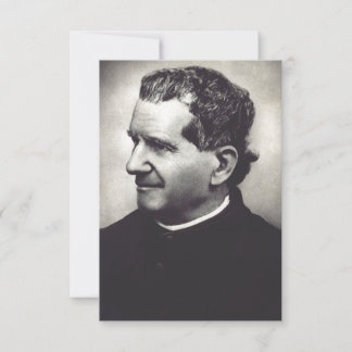 Agradecimento Cartão Santo de Dom Bosco