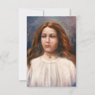 Agradecimento Cartão Santo de Maria Goretti