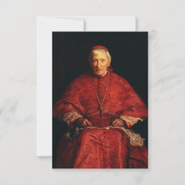 Agradecimento Cartão Santo de St. John Henry Newman Luz Bondosa