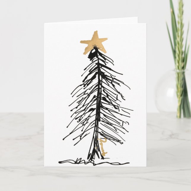 Agradecimento Cartão simples de Vazio de Natal (Frente)
