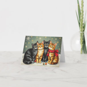Agradecimento Cartão Xmas de Kitten Bonito